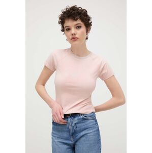Diesel t-shirt női, rózsaszín
