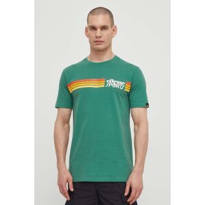 Ellesse pamut póló Sorranta T-Shirt zöld, férfi, nyomott mintás, SHV20128