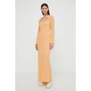 Résumé ruha AriaRS Dress narancssárga, maxi, testhezálló, 20481120