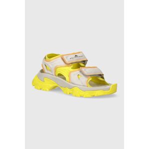 adidas by Stella McCartney szandál Hika sárga, női, platformos, IF1534