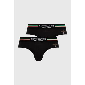 Aeronautica Militare alsónadrág (2-pack) fekete, férfi