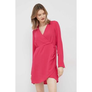Vero Moda ruha rózsaszín, mini, egyenes