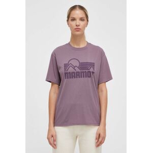 Marmot t-shirt női, lila