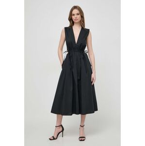 Liviana Conti ruha fekete, maxi, harang alakú