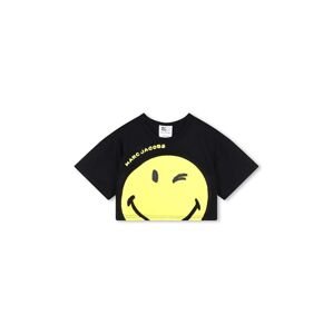 Marc Jacobs gyerek pamut póló x Smiley fekete
