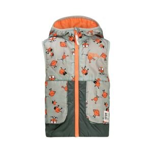 Jack Wolfskin gyerek mellény SMILEYWORLD AOP VEST szürke