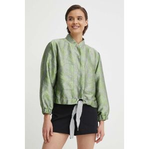 Emporio Armani rövid kabát női, zöld, átmeneti, oversize, 3D2B85 2NGXZ
