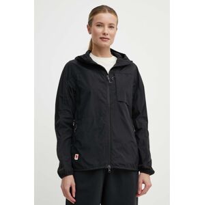 Fjallraven rövid kabát High Coast női, fekete, átmeneti, F83516