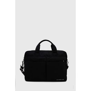 Tommy Hilfiger laptop táska fekete, AM0AM12215