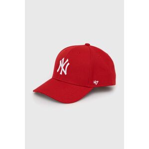 47brand gyerek baseball sapka MLB New York Yankees piros, nyomott mintás, BMVP17WBV