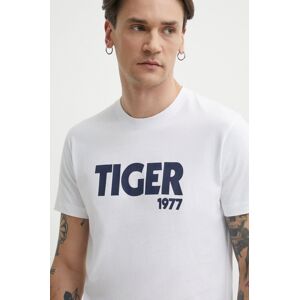 Tiger Of Sweden pamut póló Dillan fehér, férfi, nyomott mintás, T65617038
