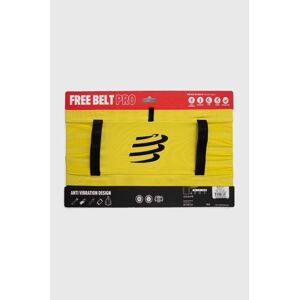 Compressport övtáska futáshoz Free Belt Pro sárga, CU00011B