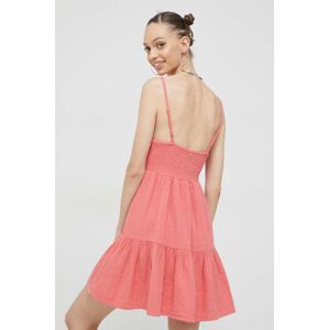 Billabong pamut ruha rózsaszín, mini, harang alakú