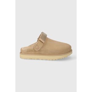 UGG velúr papucs Goldenstar Clog bézs, 1138252