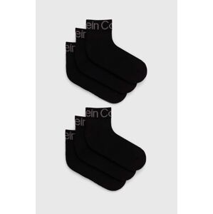 Calvin Klein zokni 6 pár fekete, férfi, 701220503