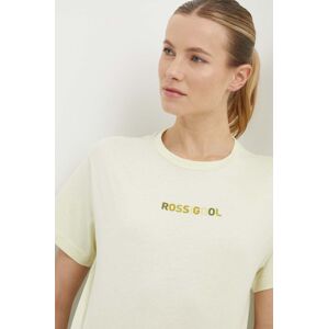 Rossignol pamut póló női, sárga, RLMWY17