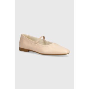 Vagabond Shoemakers bőr balerina cipő SIBEL rózsaszín, 5758-101-57