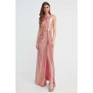 Silvian Heach ruha rózsaszín, maxi, harang alakú