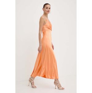 Marella ruha narancssárga, maxi, harang alakú, 2413221502200