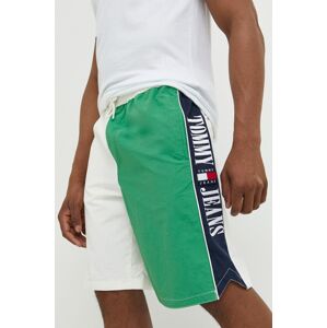 Tommy Jeans rövidnadrág zöld, férfi