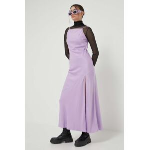Abercrombie & Fitch ruha lila, maxi, testhezálló