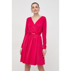 Twinset ruha rózsaszín, mini, harang alakú