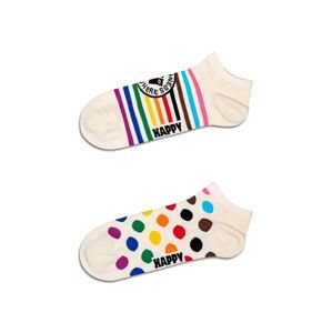 Happy Socks zokni Pride Low Socks 2 pár fehér