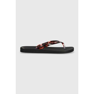 Ipanema flip-flop ANAT CONNECT fekete, női, lapos talpú, 83475-AR100