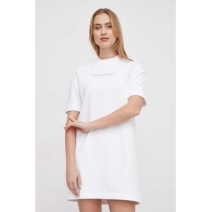 Calvin Klein pamut ruha fehér, mini, egyenes