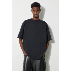 A-COLD-WALL* pamut póló Essential T-Shirt fekete, férfi, nyomott mintás, ACWMTS177