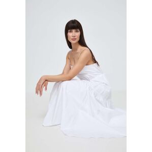Ivy Oak pamut ruha fehér, maxi, harang alakú, IO117615