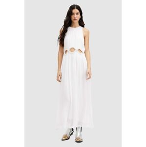 AllSaints ruha MABEL DRESS fehér, maxi, harang alakú, WD585Z