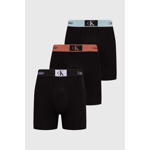 Calvin Klein Underwear boxeralsó 3 db fekete, férfi, 000NB3529A