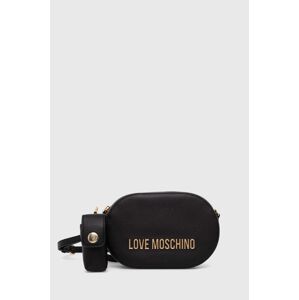 Love Moschino bőr táska fekete, JC4330PP0GK1000A