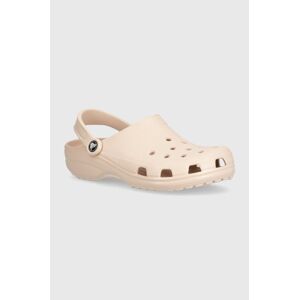 Crocs papucs Classic bézs, női, 10001