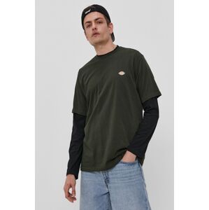 Dickies t-shirt zöld, férfi, sima