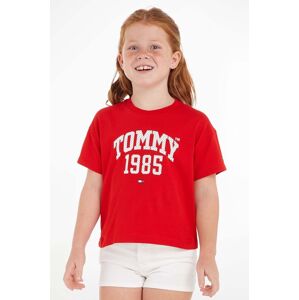 Tommy Hilfiger gyerek pamut póló Piros