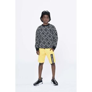 Karl Lagerfeld gyerek rövidnadrág sárga, állítható derekú