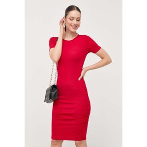 Armani Exchange ruha piros, mini, testhezálló