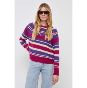 MAX&Co. gyapjúkeverék pulóver női, rózsaszín