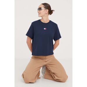 Tommy Jeans t-shirt női, sötétkék