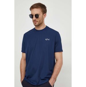 Paul&Shark t-shirt sötétkék, férfi, nyomott mintás, 24411095