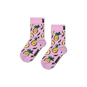 Happy Socks gyerek zokni Kids Pineapple Sock rózsaszín
