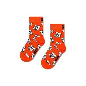 Happy Socks gyerek zokni Kids Dog Sock narancssárga