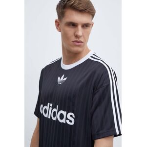 adidas Originals t-shirt fekete, férfi, nyomott mintás, IU2341