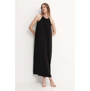 Max Mara Beachwear ruha fekete, midi, harang alakú