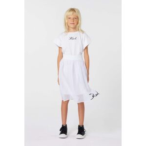 Karl Lagerfeld gyerek szoknya fehér, midi, harang alakú