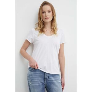 Pepe Jeans pamut póló LUNA női, fehér, PL505856