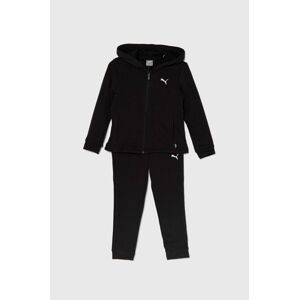 Puma gyerek melegítő Hooded Sweat Suit TR cl G fekete