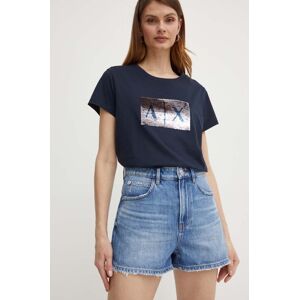 Miss Sixty farmer rövidnadrág JJ3260 DENIM SHORTS női, sima, magas derekú, 6L2JJ3260000